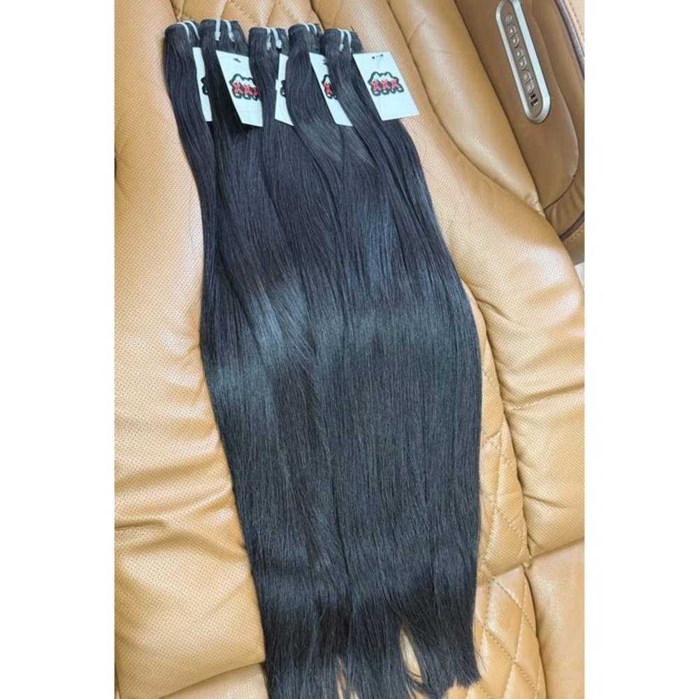 30" Raw Bone-Straight Hair Bundle - Picture 3 of 5